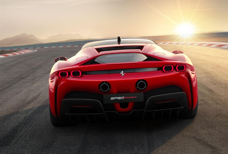 Il botto della Ferrari