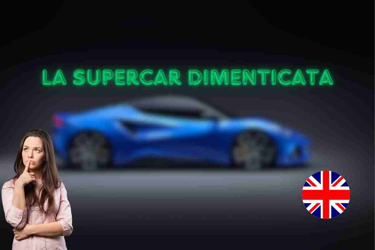 modello inglese supercar asta lotus