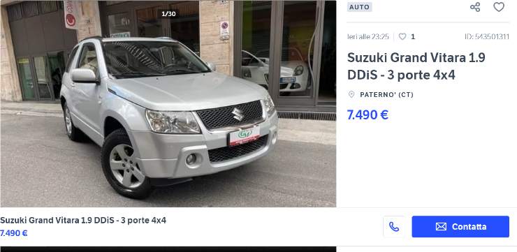Suzuki Grand Vitara suv in offerta