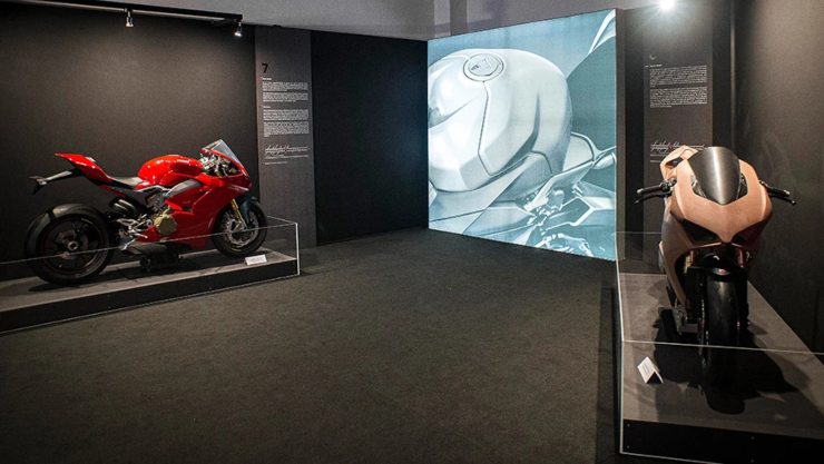Marquez Bagnaia Ducati Milano Design Week brand forma feelings
