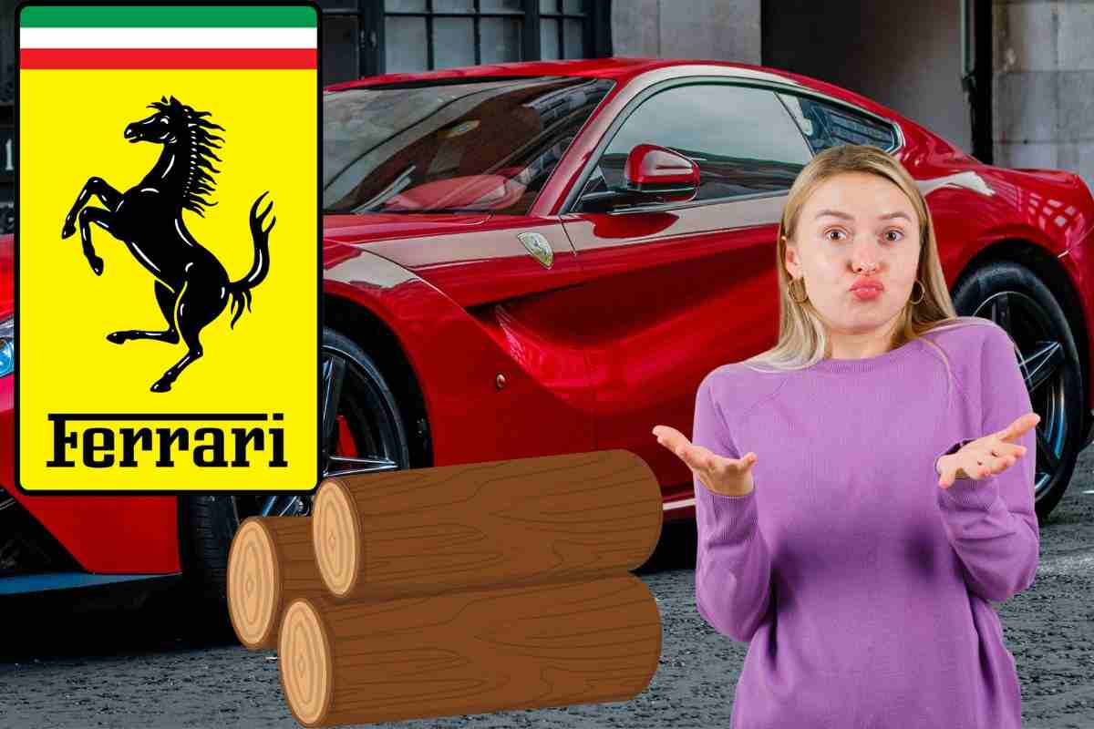 Ferrari motore legno asta novità web